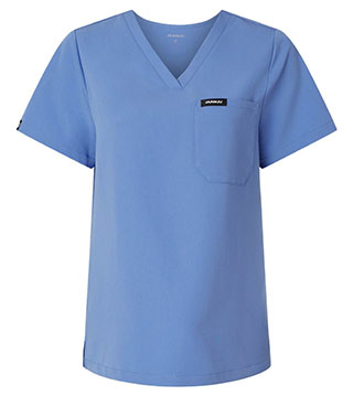 00645 - Ladies Rhena Essential 1-Pocket Scrub V-Neck Top