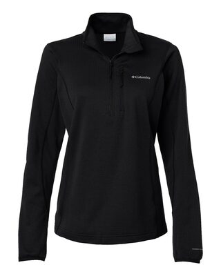 213624 - Ladies' Essential Hike Grid Fleece Half-Zip Pullover