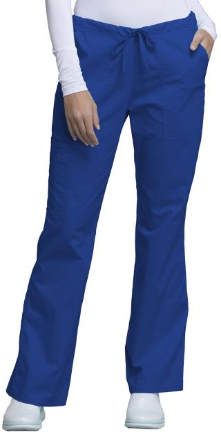 Woman's Petite Mid Rise Drawstring Cargo Pant