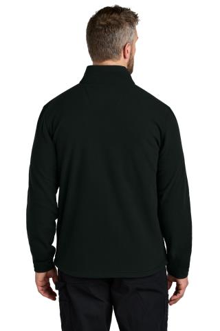 Textured Full-Zip Fleece Jacket
