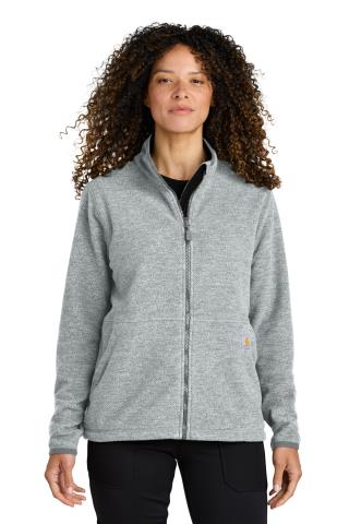 CT106419 - Ladies Textured Full-Zip Fleece Jacket