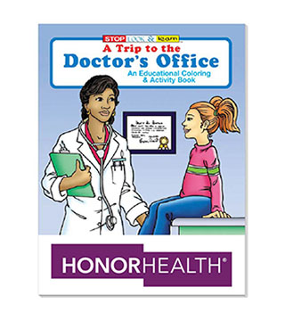 HH1-0370 - A Trip to the Doctor's Office Coloring Book