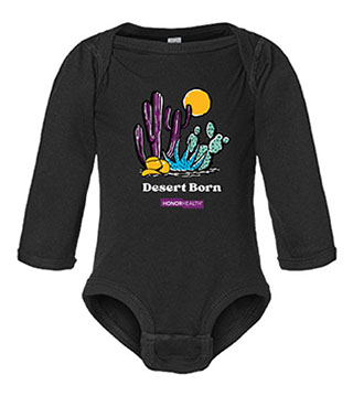 Desert Born Cactus Infant Long Sleeve Bodysuit