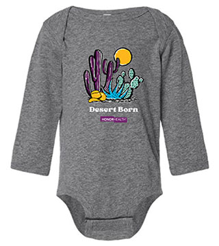 HH1-08138-DTFNBDC - Desert Born Cactus Infant Long Sleeve Bodysuit