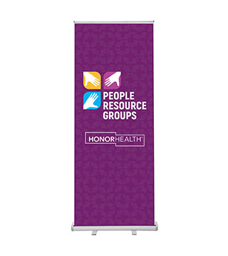 HH1-262240B - People Resource Group Retractable Banner