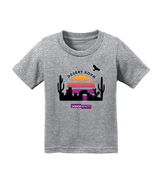 Desert Born Sunset Infant Core Cotton Tee
