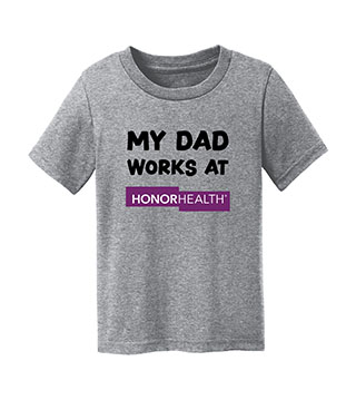 My Dad Works Toddler Core Cotton Tee