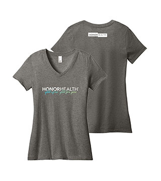 HH1-DM1170L-DTFG - All For You Script Ladies V-Neck Tee
