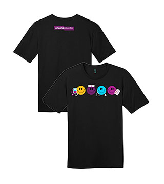 HH1-DT104-DTGB - Smiley Face Short Sleeve Tee