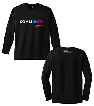 HH1-DT105-CPLS - Community Pride Unisex LS Crew Tee