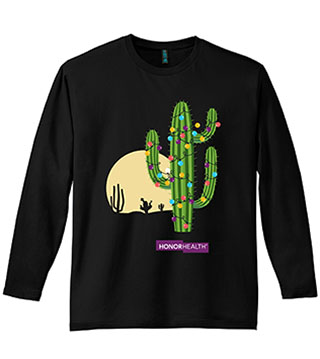 Holiday Cactus Long Sleeve Shirt