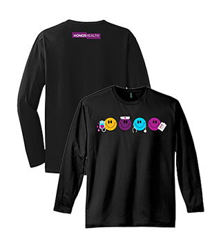 Smiley Face Long Sleeve Tee