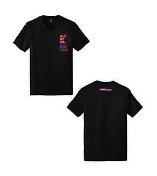 HH1-DT1350 - All Of Us Unisex V-Neck Tee