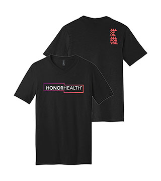 HH1-DT6500-DTF - Gradient Outline Unisex V-Neck Tee
