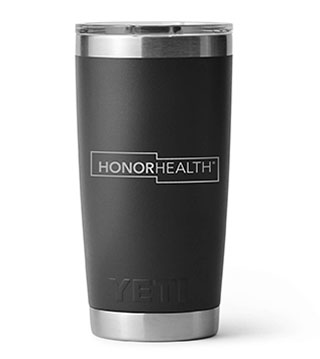 ICO-B-119 - YETI Rambler 20 oz. Tumbler - Black