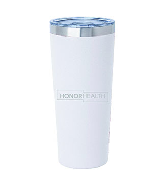 ICOL-B-044 - 22oz Double Wall S/S Tumbler - White