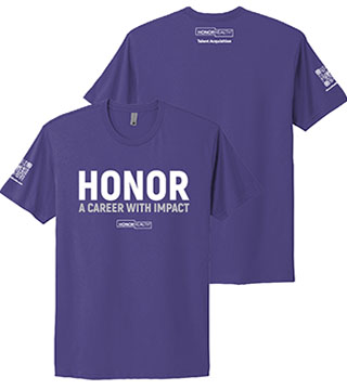 HH1-NL3600-DTFD - Honor A Career With Impact Tee