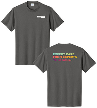 Expert Care From Experts Who Care. Unisex Crew Tee