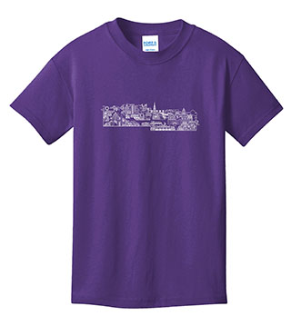 HH1-PC54Y-DTFMO - HonorHealth Mural Outline Youth Shirt