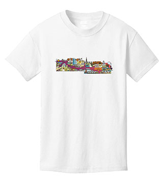 HH1-PC54Y-DTFMY - HonorHealth Mural Youth Shirt