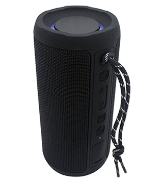 iBlu Soul LED Bluetooth Speaker with Microphone - Black