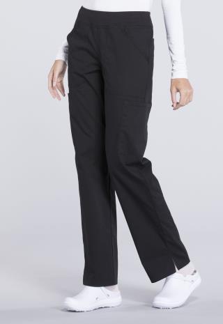 Petite Mid Rise Straight Leg Pull-on Cargo Pant
