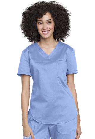 WW657 - Women's WW Revolution Tuckable V-Neck O.R. Top